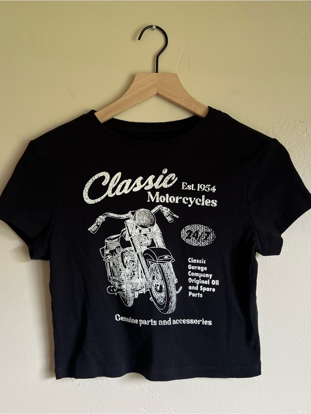 Classic Motorcycles Graphic Black Tee